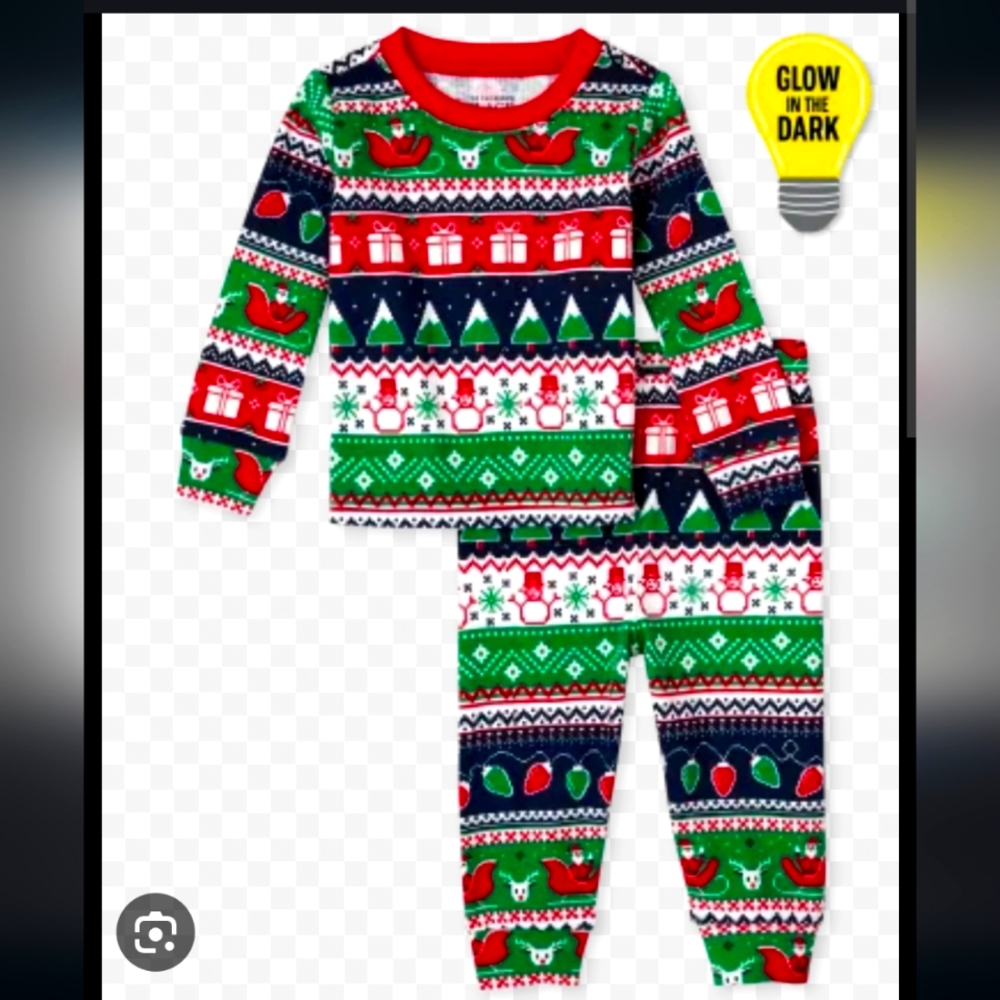 Glow in the dark holiday pjs